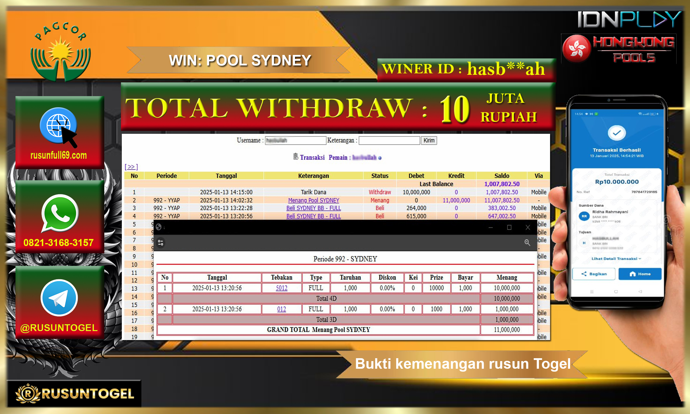 PREDIKSI RUSUNTOGEL