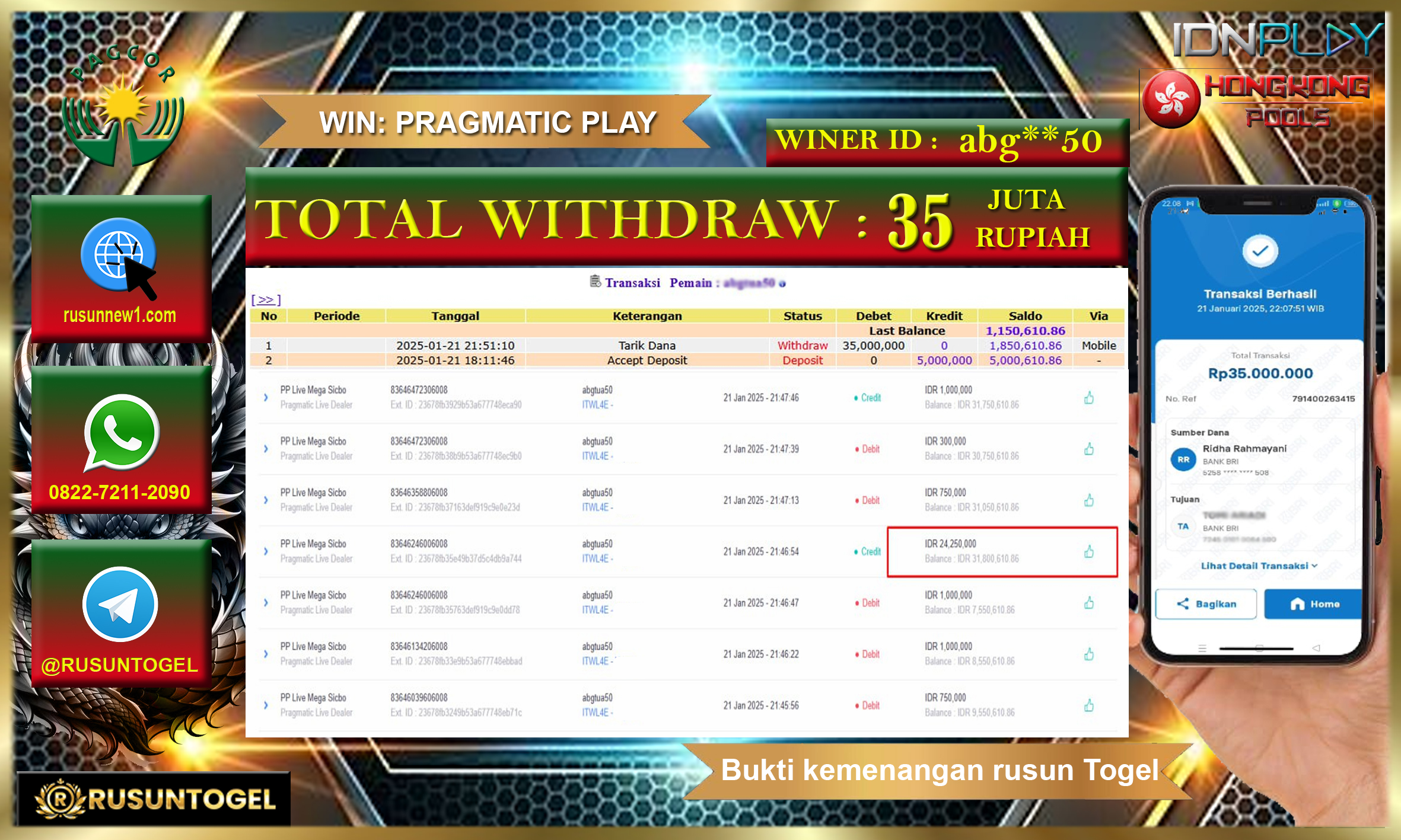 PREDIKSI RUSUNTOGEL