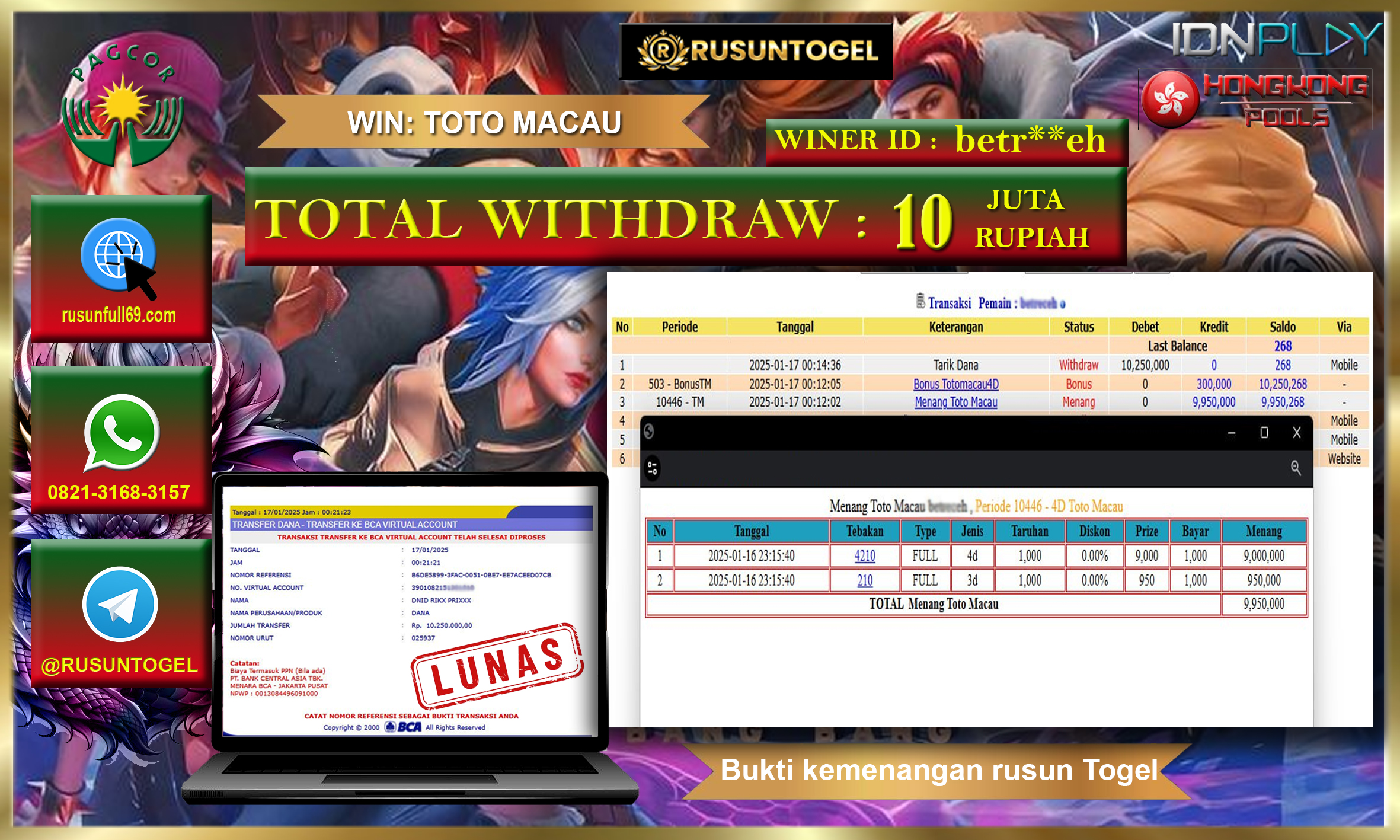 PREDIKSI RUSUNTOGEL